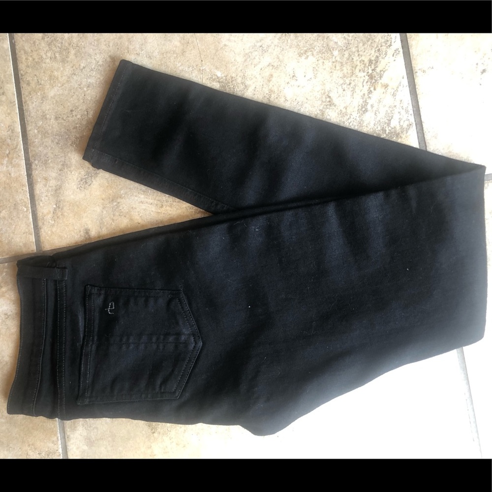Black denim rag and bone skinny jeans